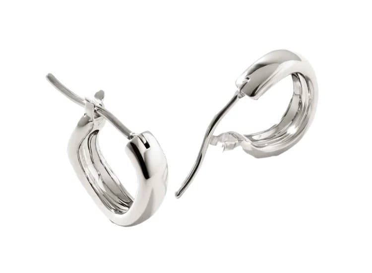John Hardy Surf Huggie Earrings, Sterling Silver