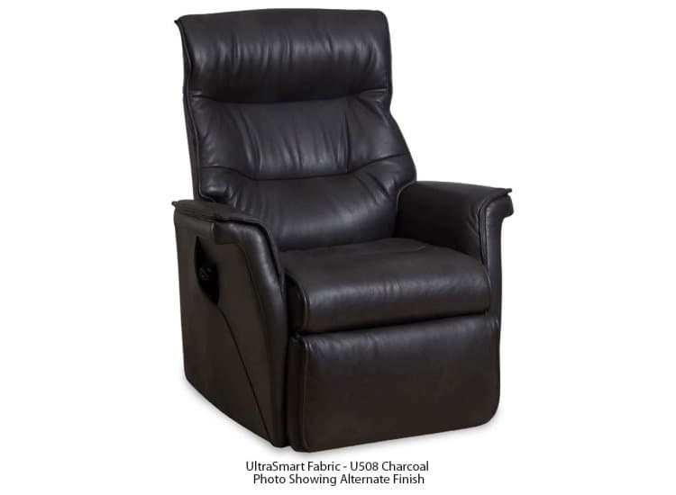 IMG Chelsea UltraSmart Charcoal Fabric Large Lift Chair With Chaise