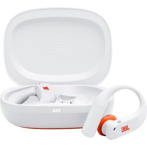 JBL Endurance Peak 4 Noise Cancelling TWS Earbuds-Up To 48HR Battery Charge-IP68 (White)