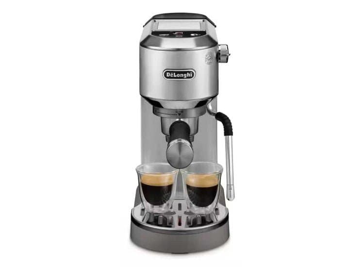 DeLonghi Dedica Duo Espresso Machine with Cold Brew, Metal