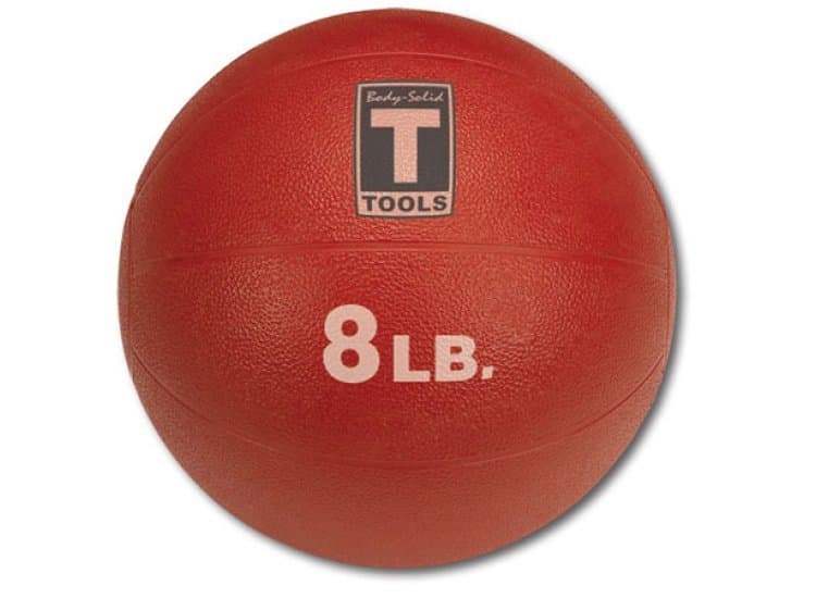 Body-Solid 8 lb Red Medicine Ball