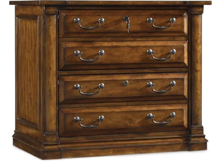 Hooker Furniture Tynecastle Warm Chestnut Lateral File