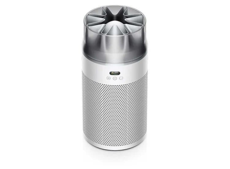 Dyson HushJet Compact Air Purifier, White/Silver
