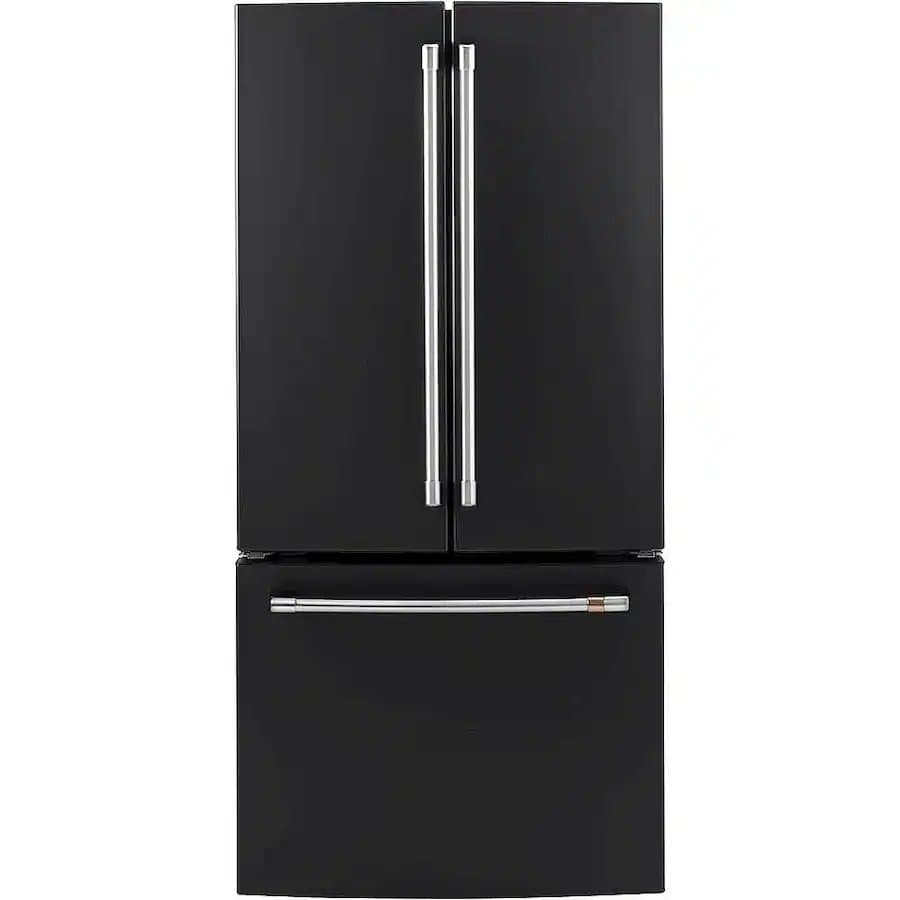 Cafe Cafe 18.6 Cu. Ft. French Door Refrigerator 33" Matte Black