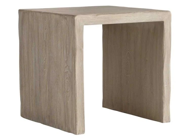 Bernhardt Montego Outdoor Side Table, Sea Oat