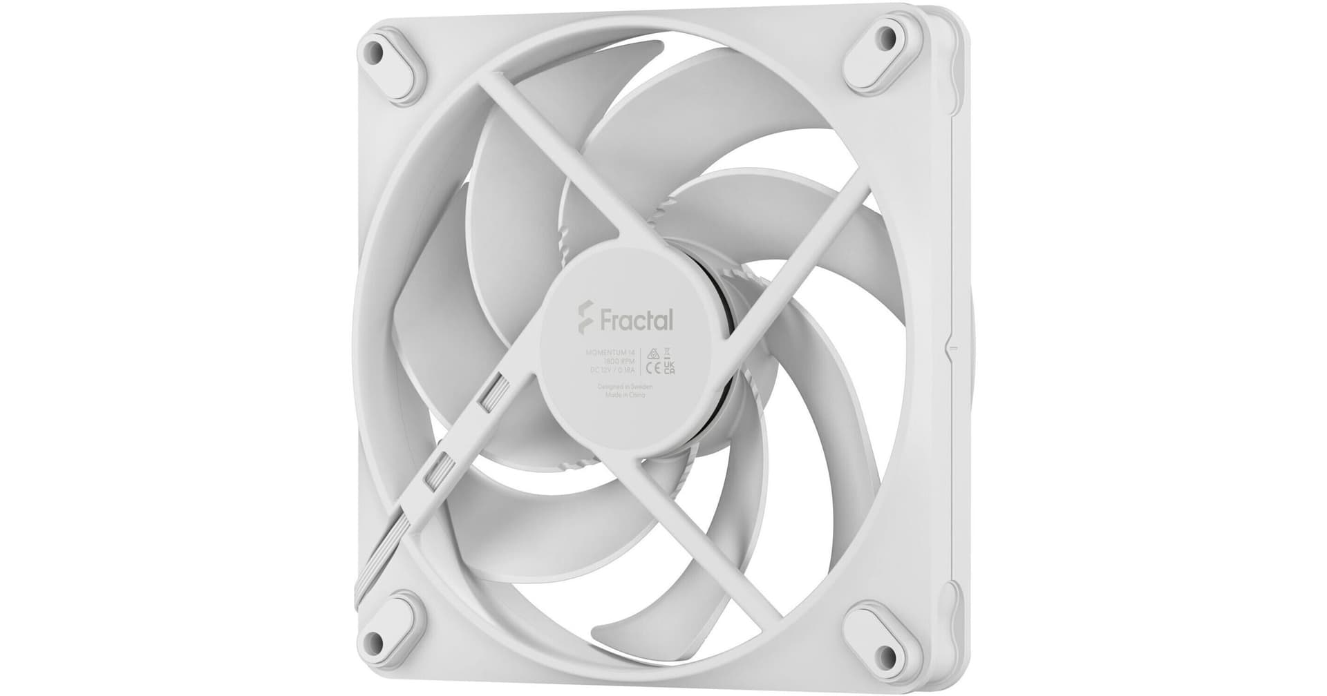 Fractal Design Momentum 14 140mm Fan (White)