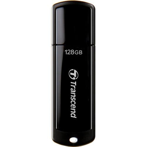 Transcend 128GB JetFlash 700 USB 3.1 Gen 1 Flash Drive (Black)