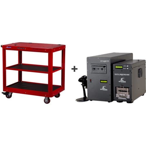 Garner Degauss Destroy Package with TS-4XT, PD-5, SSD-1, Scan-1X, Data Eliminator Cart