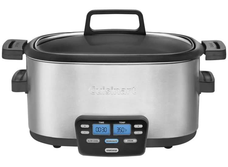 Cuisinart Cook Central Multicooker 6 Quart 3-in-1 in Stainless Steel