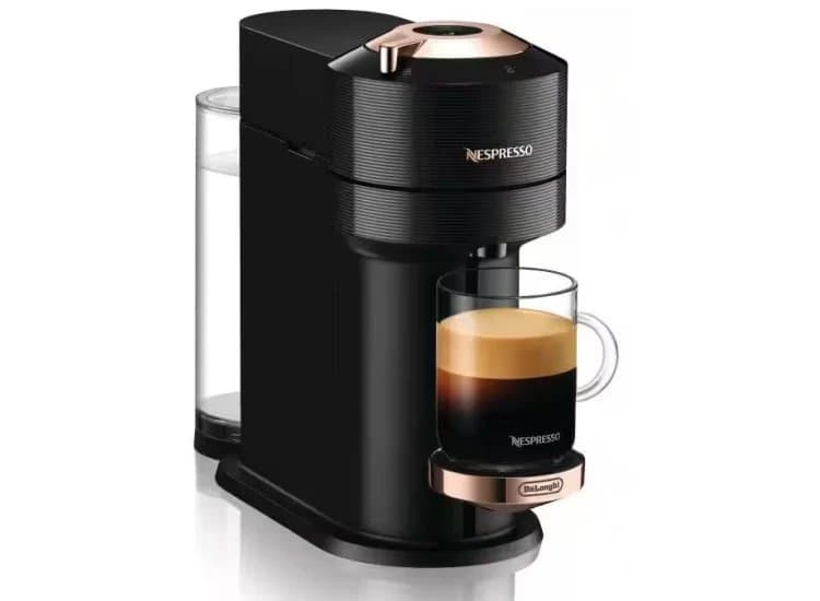 DeLonghi Nespresso Vertuo Next Coffee & Espresso Machine, Black and Rose Gold