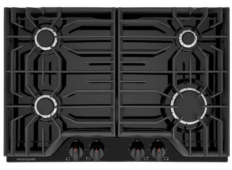 Frigidaire 30" Gas Cooktop Black