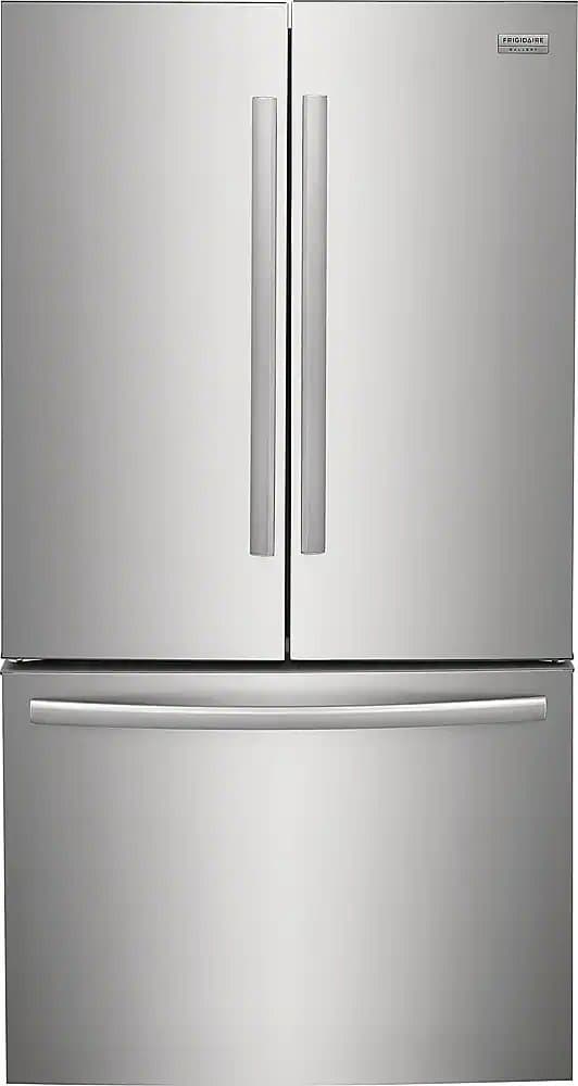 Frigidaire Gallery 23 Cu. Ft. Counter-Depth French Door Refrigerator 36-Inch Wide in Smudge-Proof Stainless Steel - GRFG2353AF
