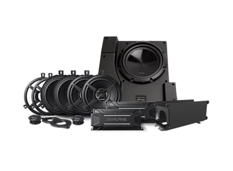 Alpine Weather Resistant Packaged Sound System For Jeep Wrangler 2015-2018 (Pair)