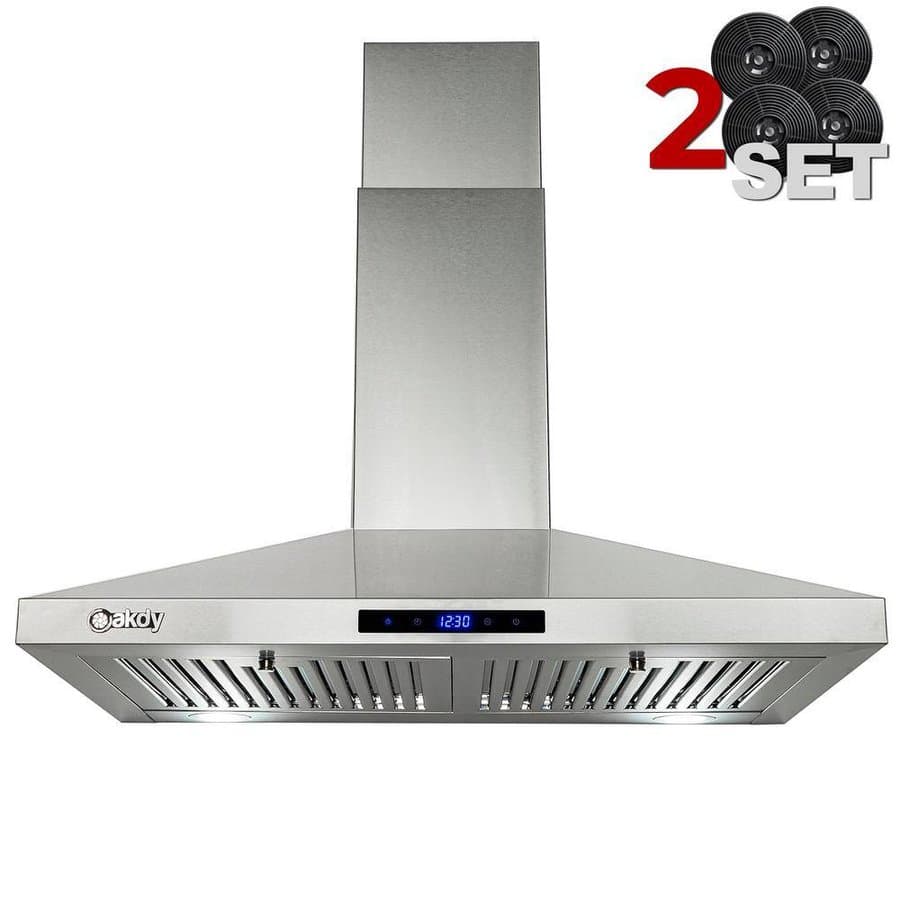AKDY 30 Convertible Range Hoods Stainless Steel