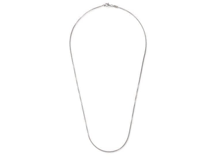 John Hardy Box Chain Necklace, 26mm, Sterling Silver