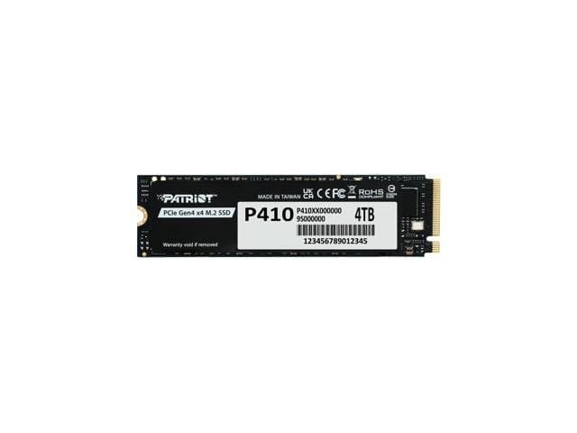 Patriot P410 SSD M.2 2280 4TB Gen 4 PCI-Express 4.0 x4 P410P4TBM28H 5,000MB/s