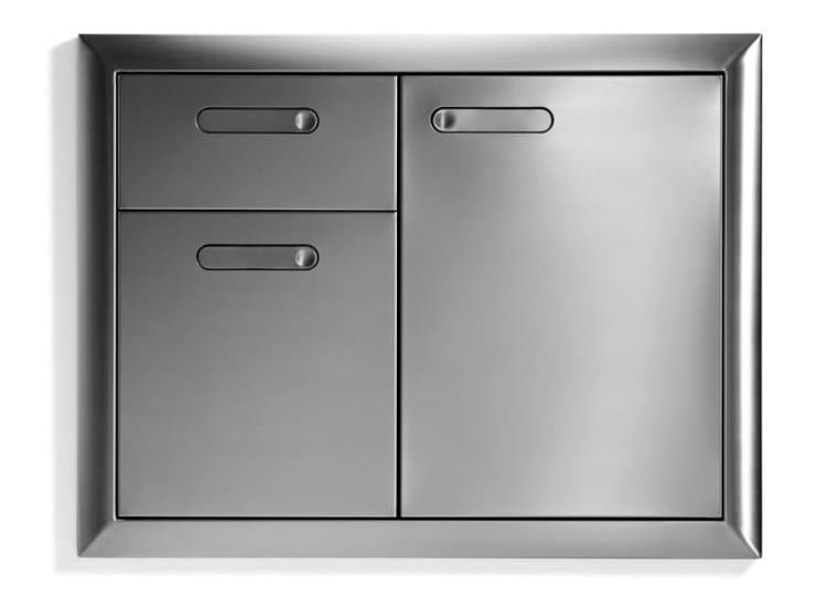 Lynx 30" Stainless Steel Ventana Trash Drawers Combo Unit