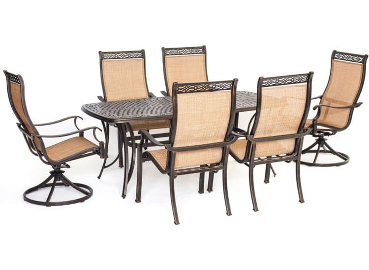Hanover 7-Piece Manor Dining Patio Set
