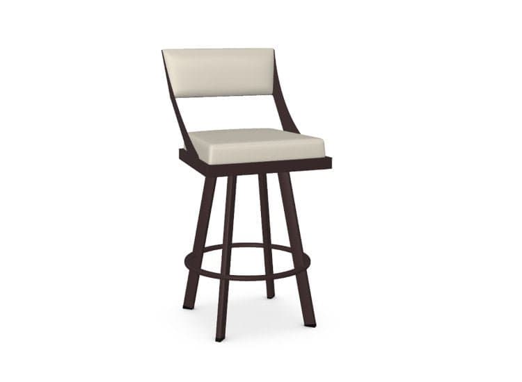 Amisco Fame Oyster/Mineral Swivel Counter Stool