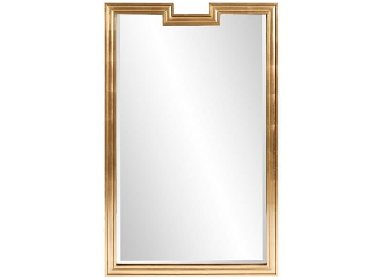 Howard Elliott Danube Mirror, Gold Finish