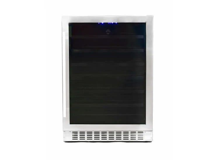Azure 5.6 Cu. Ft. Wine Center 24-Inch Wide, Glass Door with Stainless Frame