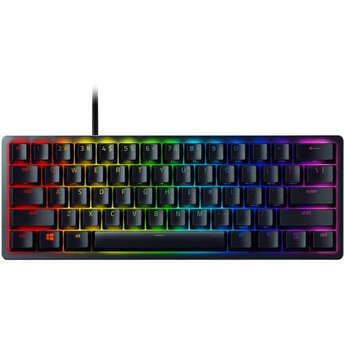 Razer Huntsman Mini RGB Gaming Keyboard (Black, Clicky Switch)