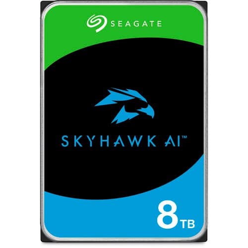 Seagate 8TB SkyHawk AI 7200 rpm SATA III 3.5" Internal Surveillance HDD