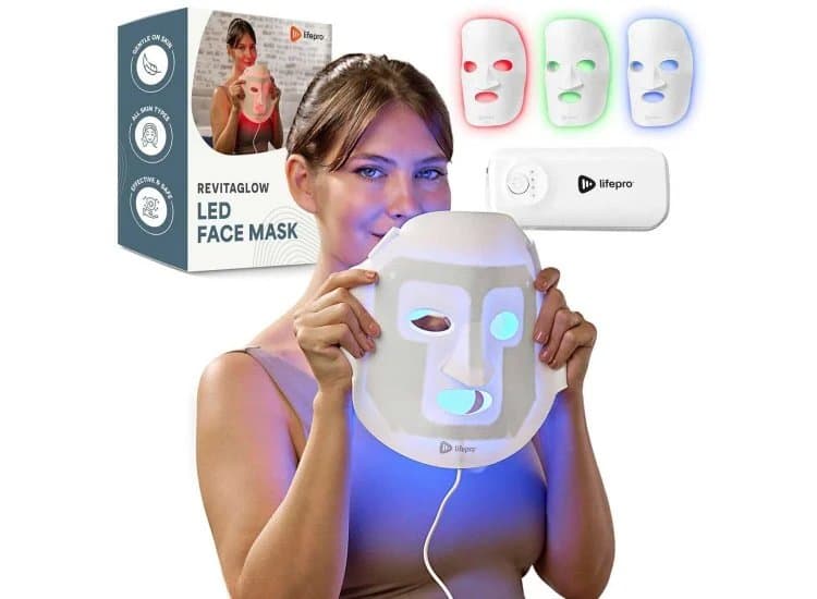 Lifepro RevitaGlow Red Light Therapy Face Mask
