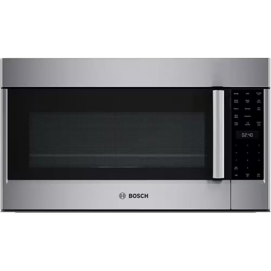 Bosch 800 Series Over-The-Range Microwave 30 Inch in Stainless Steel