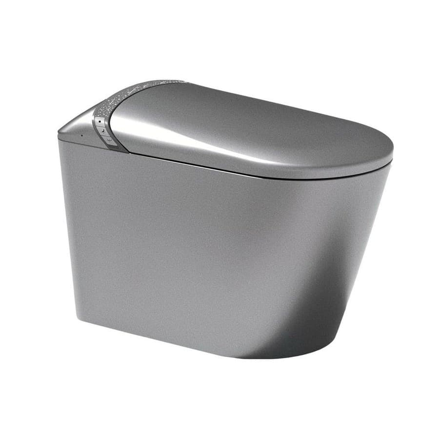 SANFANGIE BW Bidet Toilet with Auto Open/Close Seat, Foot Kick, LED Display, Night Light