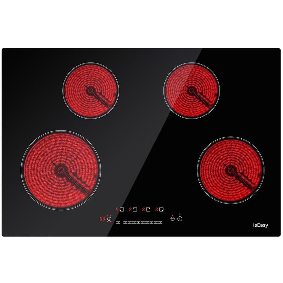 Samsung 30-in 5 burners Smooth surface Black Electric Cooktop