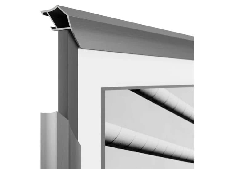 Frame My TV Samsung The Frame 85" Alloy Prismatic Frame, Graphite