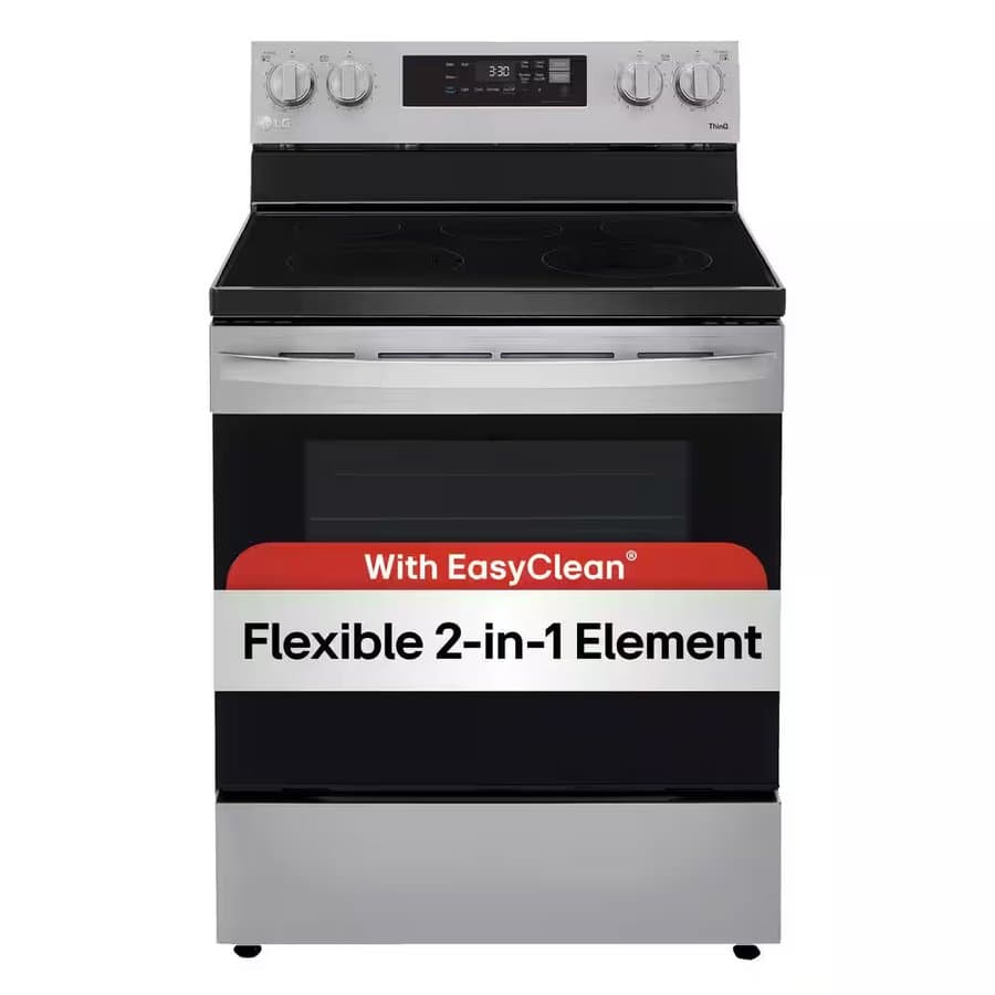 LG Electric Range Stainless Steel