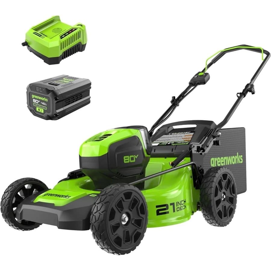 EGO 21-in Battery Self-propelled Lawn Mower with (2) 4 Ah Batteries Included
