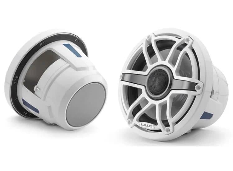 JL Audio M6 Series 8.8" Gloss White Coaxial Speakers (Pair)