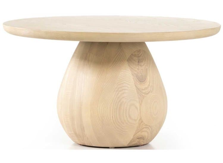 Four Hands Merla Wood Bunching Table, Light Natural Ash Veneer