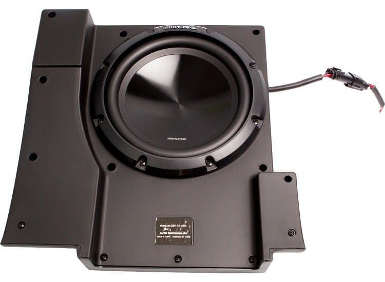 Alpine 10" Weather Resistant Enclosed Subwoofer For Jeep Wrangler 2015-2018