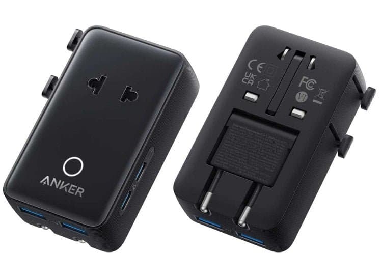 Anker Nano Travel Adapter 20W 5-in-1, Black