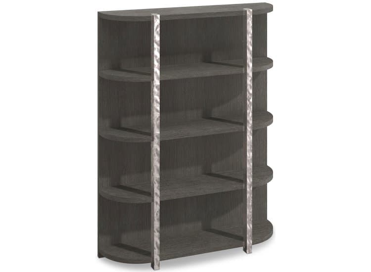 Bernhardt Prado Etagere, Porcini and Bright Graphite