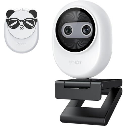 EMEET Piko Dual-Lens 4K Webcam (White)