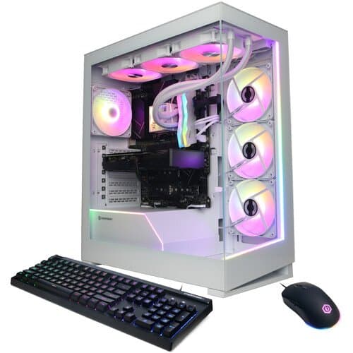 CyberPowerPC Gamer Supreme Liquid Cool Desktop Computer (White) (32 GB, 1 TB, Intel Core i9-14900KF (14th Gen))