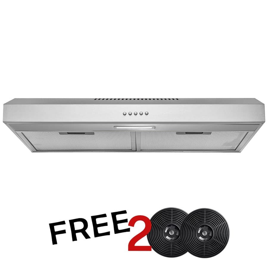 Broan 24 inch Convertible 350-CFM StainlessSteel Under Cabinet Range Hood