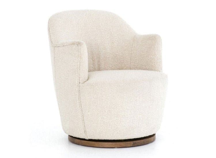 Four Hands Aurora Swivel Chair, Knoll Natural Fabric