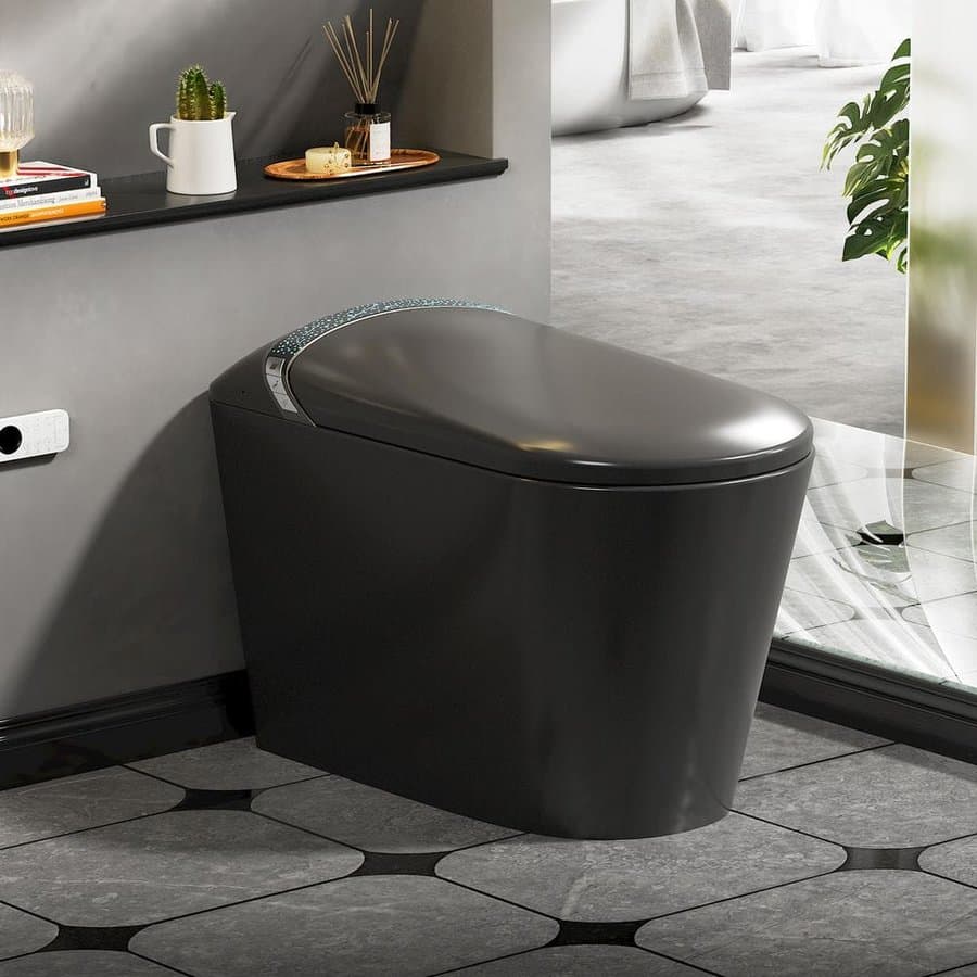 Yingze Elongated Bidet Toilet with Auto Open and Heated Seat