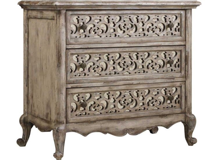 Hooker Furniture Chatelet Fretwork Nightstand, Paris Vintage
