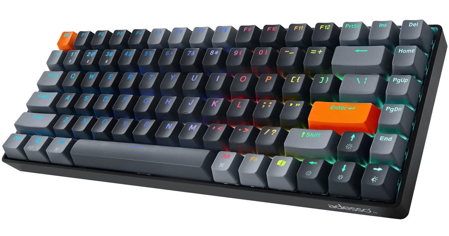 Adesso EasyTouch 1000 Wireless RGB Backlit Mechanical Keyboard