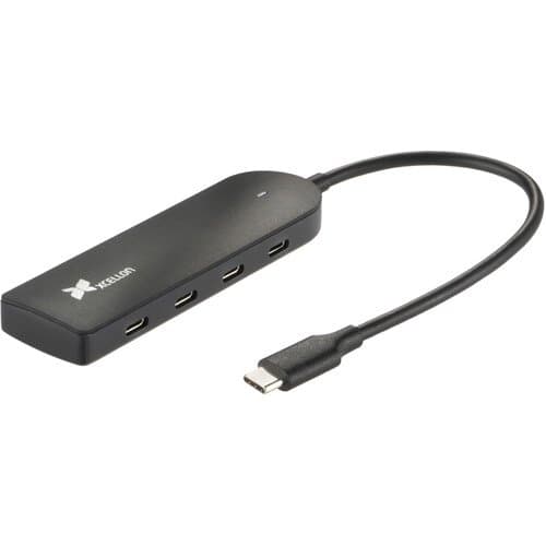 Xcellon 4-Port Slim USB 3.2 Gen 1 Type-C Hub