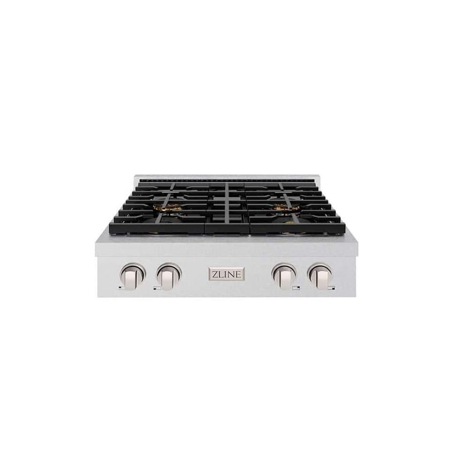 ZLINE 30 in. Paramount Gas Rangetop with 4-Burner DuoPro Cooktop in Satin Stainless Steel (PSRTS-30)