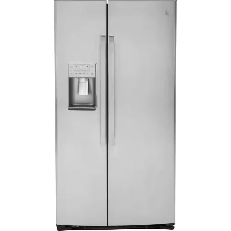 GE Profile 25.3 Cu. Ft. Side-by-Side Refrigerator 36" Stainless Steel