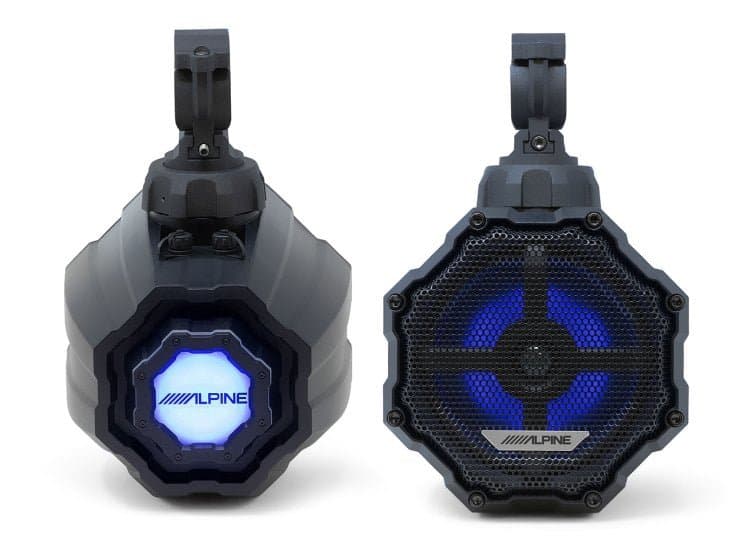 Alpine Universal 6.5-Inch Cage-Mounted Powersports RGB Speaker Pods (Pair)